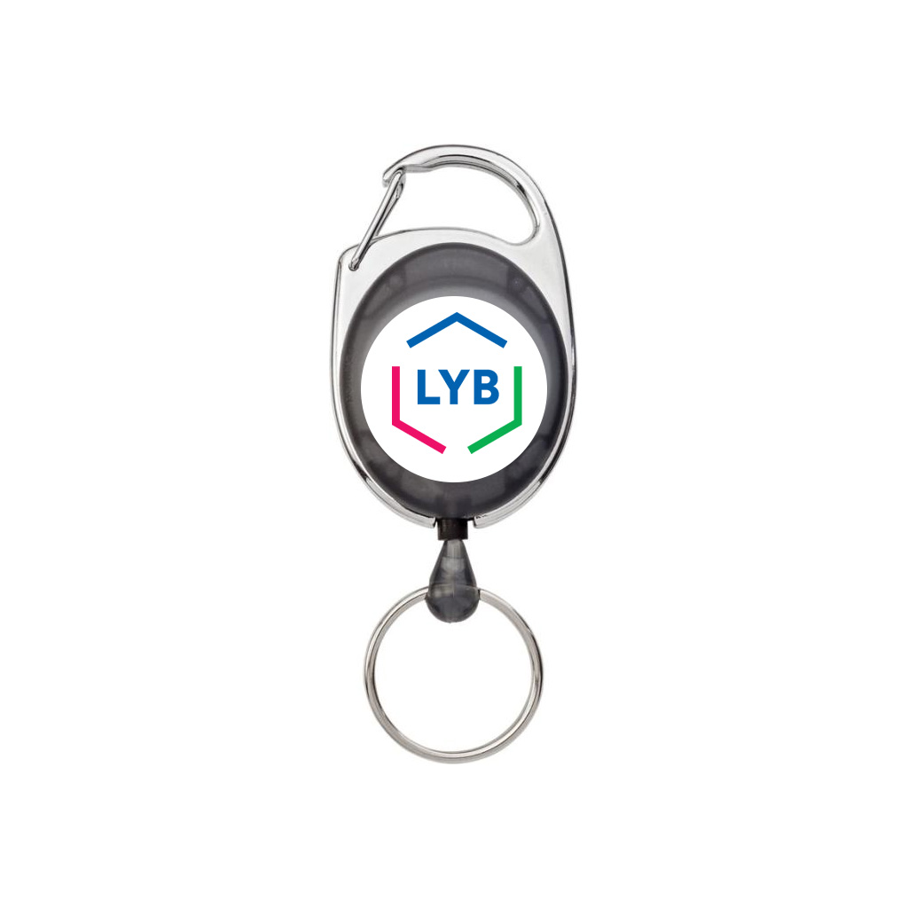 Carabiner Retractable Badge Reel Pack of 10
